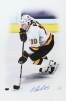 Pavel Bure Signed "The Russian Rocket" 12x18 Lithograph By Alex Douglas (JLB) at PristineAuction.com