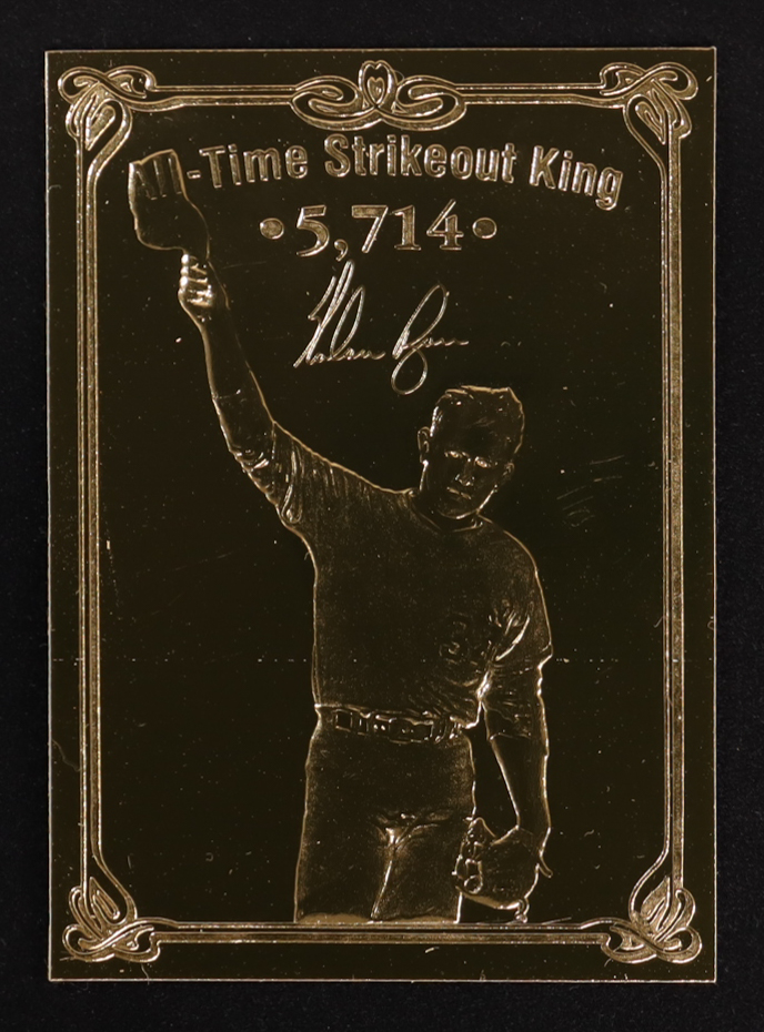 Nolan Ryan 1993-00 Bleachers 23KT #58 at PristineAuction.com Nolan Ryan 1993-00 Bleachers 23KT #58 at PristineAuction.com