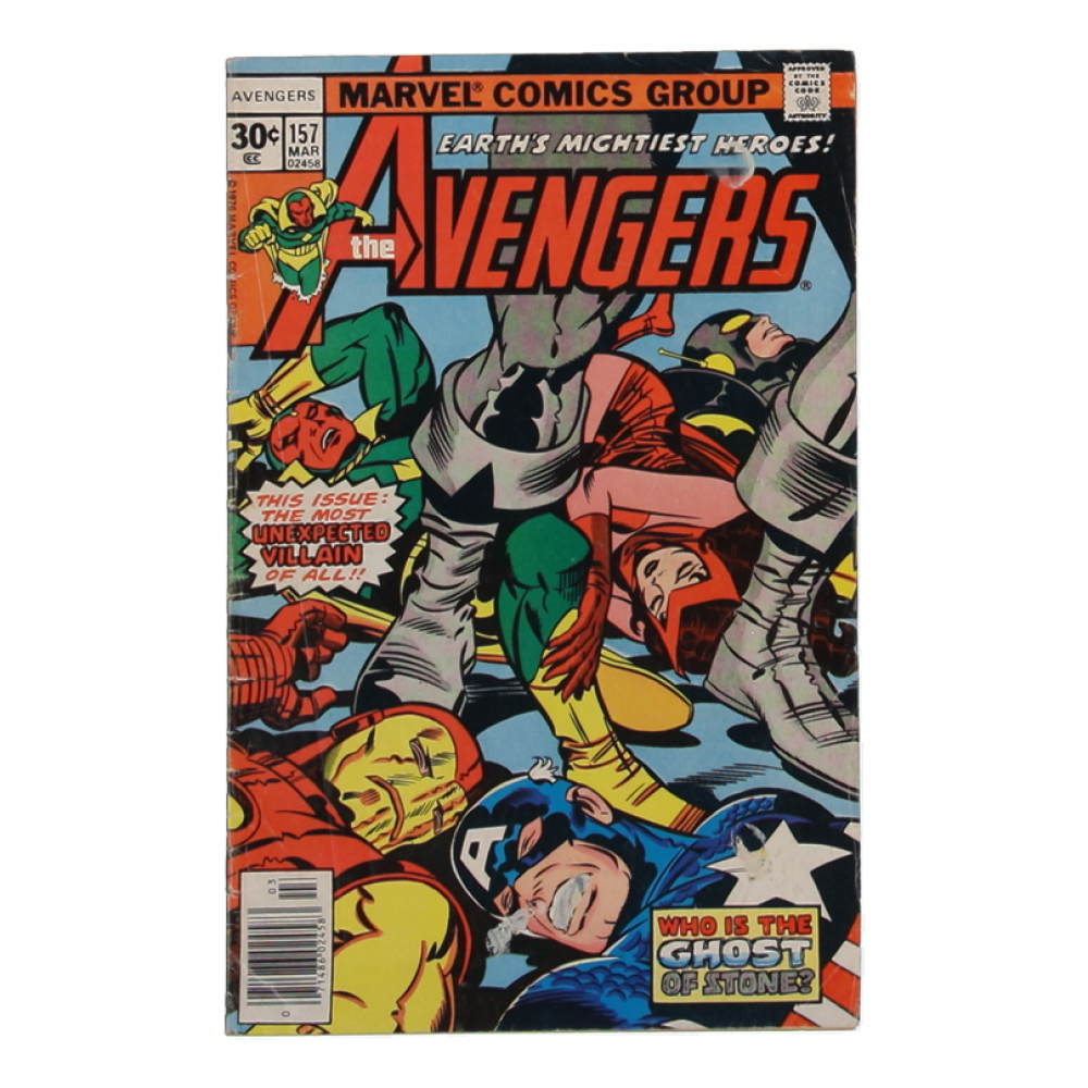 1977 "The Avengers" Issue #157 Marvel Comic Book at PristineAuction.com