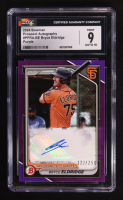 Bryce Eldridge 2024 Bowman Prospect Autographs Purple #PPRABE #122/250 (CGC 9) at PristineAuction.com