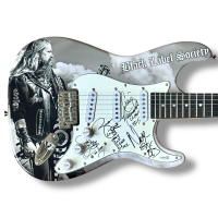 "Black Label Society" Custom Stratocaster Guitar Band-Signed By (4) with Zakk Wylde, John DeServio, Nick Cantanese & Craig Nunenmacher (JSA) at PristineAuction.com