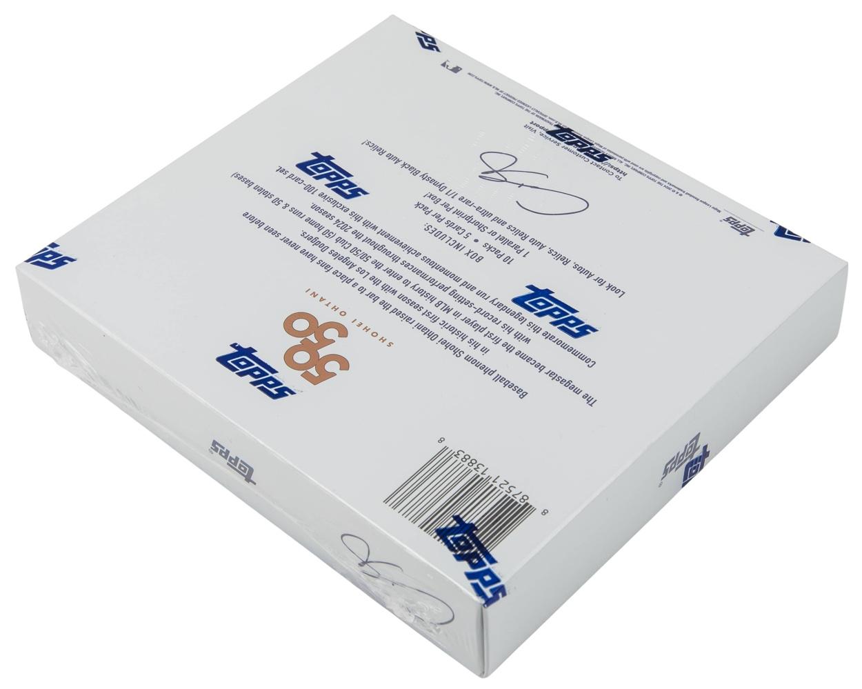 2024 Topps 50/50 Shohei Ohtani Hobby Box with (10) Packs at PristineAuction.com 2024 Topps 50/50 Shohei Ohtani Hobby Box with (10) Packs at PristineAuction.com