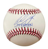 Paul Skenes Signed OML Baseball Inscribed "Gas Station" (MLB) at PristineAuction.com