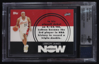 LeBron James 2007-08 Topps Generation Now #GN1 With Game-Worn Jersey Swatch (BGS) at PristineAuction.com