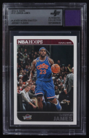 LeBron James 2014-15 Hoops #117 With Player Worn Swatch (BGS) at PristineAuction.com