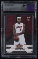LeBron James 2010-11 Panini Threads #138 With Player Worn Swatch (BGS) at PristineAuction.com