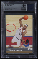 LeBron James 2007-08 Stadium Club #23 With Game-Worn Jersey Swatch (BGS) at PristineAuction.com