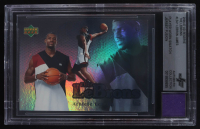 LeBron James 2006-07 UD Reserve The LeBrons #LBJ1 With Player Worn Swatch (BGS) at PristineAuction.com