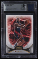 LeBron James 2008-09 Hot Prospects #43 With Game-Worn Jersey Swatch (BGS) at PristineAuction.com