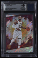 LeBron James 2017-18 Panini Revolution #35 With Game-Worn Jersey Swatch (BGS) at PristineAuction.com