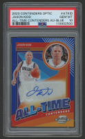 Jason Kidd 2023 Contenders Optic All-Time Contenders Autographs Blue #ATKID #24/75 (PSA 10) at PristineAuction.com