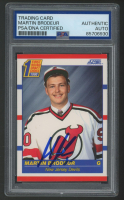 Martin Brodeur Signed 1990-91 Score #439 RC (PSA) at PristineAuction.com