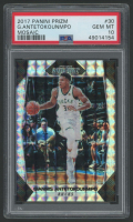 Giannis Antetokounmpo 2017 Panini Prizm Mosaic #30 (PSA 10) at PristineAuction.com