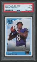 Lamar Jackson 2018 Donruss RR #317 RC (PSA 9) at PristineAuction.com