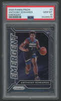Anthony Edwards 2020 Panini Prizm Emergent #3 RC (PSA 10) at PristineAuction.com