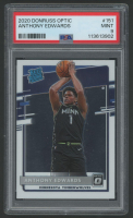 Anthony Edwards 2020 Donruss Optic RR #151 RC (PSA 9) at PristineAuction.com