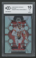 Patrick Mahomes 2023 Panini Mosaic Silver #109 (BCCG 10) at PristineAuction.com