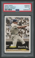 Mickey Mantle 2008 Topps Mickey Mantle Story #67 (PSA 10) at PristineAuction.com