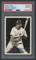 Mickey Mantle 2008 Topps Mickey Mantle Story #73 (PSA 10) at PristineAuction.com