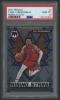 Cade Cunningham 2021 Panini Mosaic Rising Stars #2 RC (PSA 10) at PristineAuction.com
