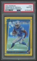 Amon-Ra St. Brown 2021 Donruss Press Proof Premium #284 (PSA 10) at PristineAuction.com