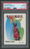 Michael Jordan 1991 Skybox #572 (PSA 10) at PristineAuction.com