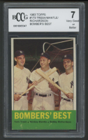 Tom Tresh / Mickey Mantle / Bobby Richardson 1963 Topps Bombers' Best #173 (BCCG 7) at PristineAuction.com