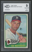1965 Topps Eddie Mathews #500 (BCCG 9) at PristineAuction.com