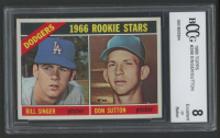 Bill Singer RC / Don Sutton 1966 Topps #288 Rookie Stars RC (BCCG 8) at PristineAuction.com