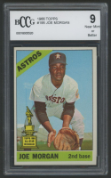 Joe Morgan 1966 Topps #195 (BCCG 9) at PristineAuction.com