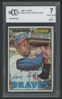 Hank Aaron 1967 Topps UER #250 (BCCG 7) at PristineAuction.com