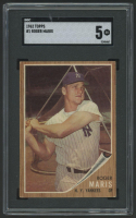 Roger Maris 1962 Topps #1 (SGC 5) at PristineAuction.com