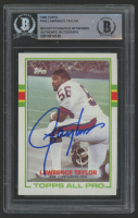 Lawrence Taylor Signed 1989 Topps #166 (BGS) at PristineAuction.com