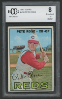 Pete Rose 1967 Topps #430 (BCCG 8) at PristineAuction.com