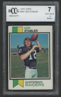 Ken Stabler 1973 Topps #487 RC (BCCG 7) at PristineAuction.com