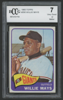 Willie Mays 1965 Topps #250 (BCCG 7) at PristineAuction.com