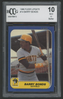 Barry Bonds 1986 Fleer Update #U14 XRC (BCCG 10) at PristineAuction.com