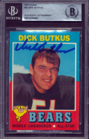 Dick Butkus Signed 1971 Topps #25 (BGS) at PristineAuction.com