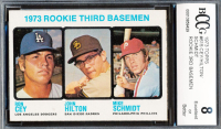 Ron Cey / John Hilton / Mike Schmidt 1973 Topps #615 Rookie Third Basemen RC (BCCG 8) at PristineAuction.com
