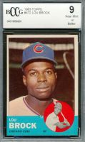 Lou Brock 1963 Topps #472 (BCCG 9) at PristineAuction.com