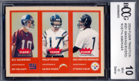 Eli Manning / Philip Rivers / Ben Roethlisberger 2004 Fleer Tradition #351 (BCCG 10) at PristineAuction.com