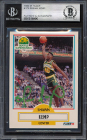 Shawn Kemp Signed 1990-91 Fleer #178 RC (BGS) at PristineAuction.com