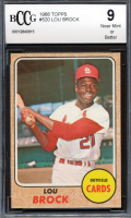 Lou Brock 1968 Topps #520 (BCCG 9) at PristineAuction.com