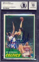 Kevin McHale Signed 1981-82 Topps #E75 RC (BGS | Autograph Graded 10) at PristineAuction.com