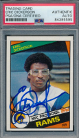 Eric Dickerson Signed 1984 Topps #280 RC (PSA) at PristineAuction.com