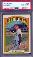 Al Kaline Signed 1972 Topps #600 (PSA) at PristineAuction.com