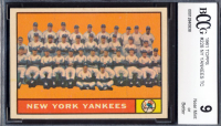 New York Yankees 1961 Topps #228 Team Card (BCCG 9) at PristineAuction.com