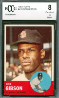 Bob Gibson 1963 Topps #415 (BCCG 8) at PristineAuction.com