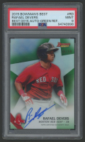 Rafael Devers 2015 Bowman's Best Best of '15 Autographs Green Refractors #B15RD #6/99 (PSA 9) at PristineAuction.com