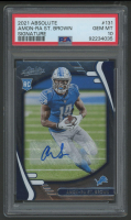 Amon-Ra St. Brown 2021 Absolute Signature Rookies #131 RC (PSA 10) at PristineAuction.com